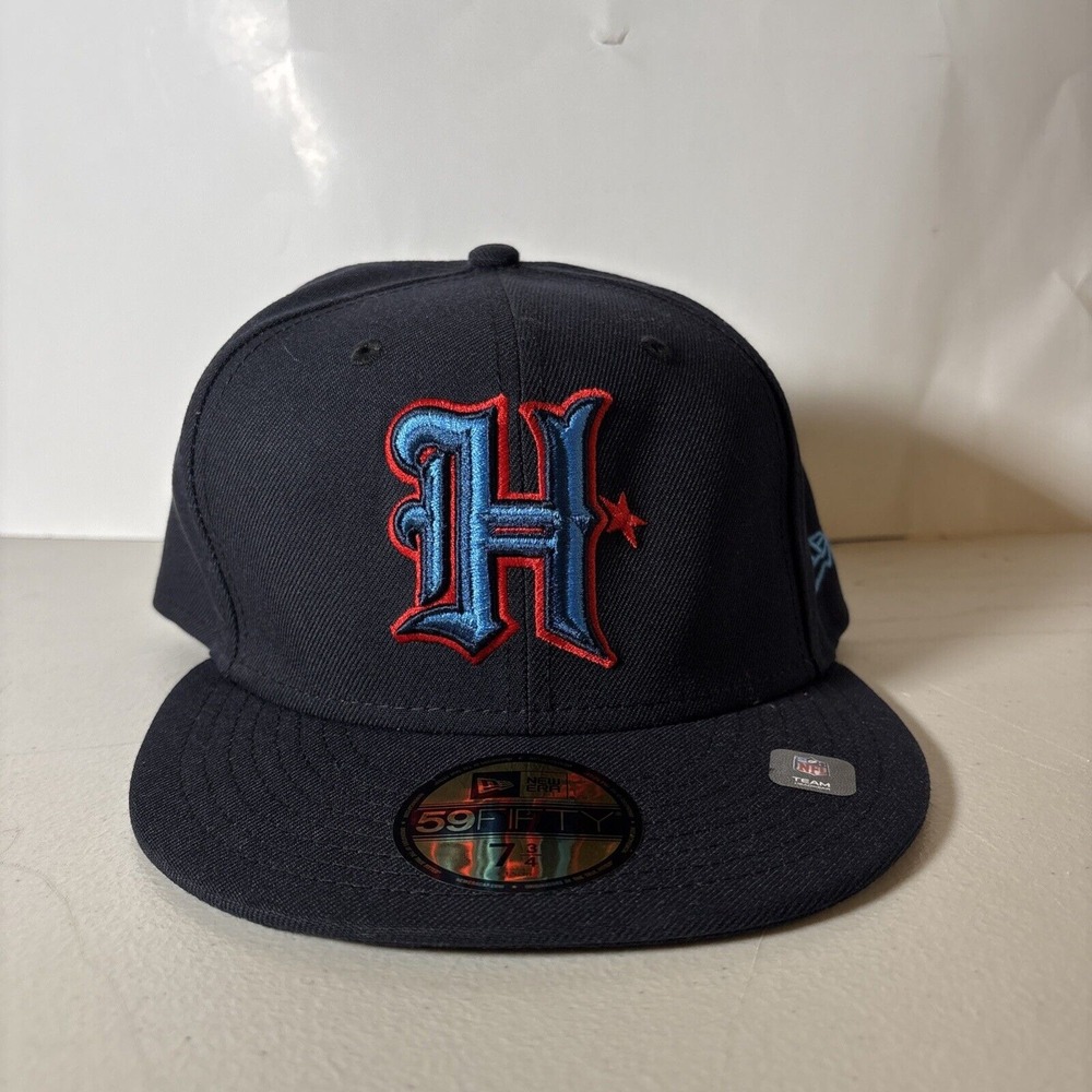 New Era 59FIFTY Houston Texas Alternate Logo Blue NFL Hat‎ 7 3/4